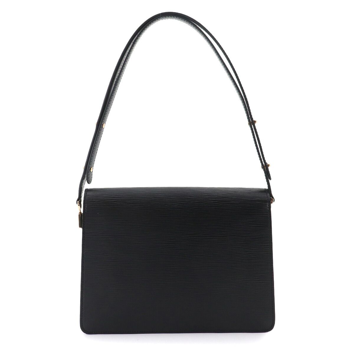 Louis Vuitton Epi Run Shoulder Bag Leather Black Red Gold — view 2