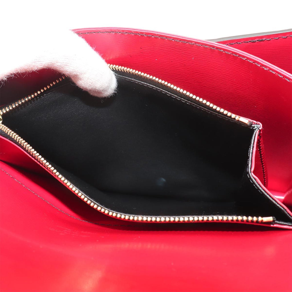 Louis Vuitton Epi Run Shoulder Bag Leather Black Red Gold — view 7