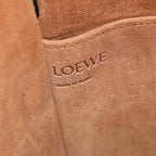 Loewe Gate Bucket Shoulder Bag Leather Black Brown — view 8