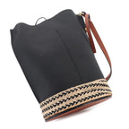Loewe Gate Bucket Shoulder Bag Leather Black Brown — view 9