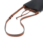 Loewe Gate Bucket Shoulder Bag Leather Black Brown — view 6