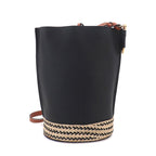 Loewe Gate Bucket Shoulder Bag Leather Black Brown — view 3