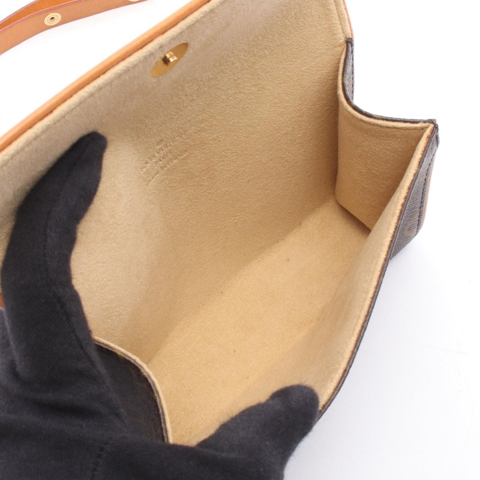 Louis Vuitton Waist Bag Pochette Florentine Canvas Leather — view 3