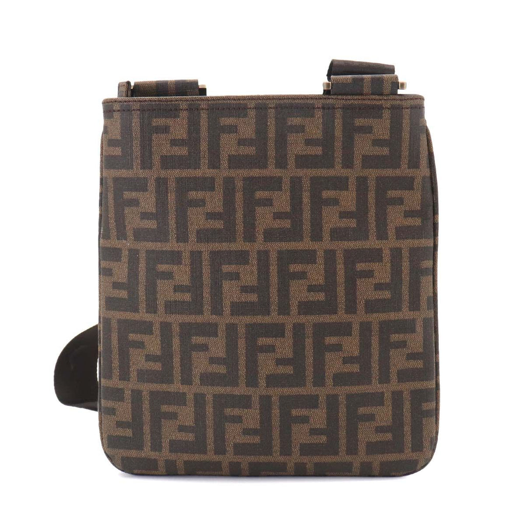 Fendi Zucca Shoulder Messenger Bag Brown Gold — view 2
