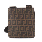 Fendi Zucca Shoulder Messenger Bag Brown Gold — view 2