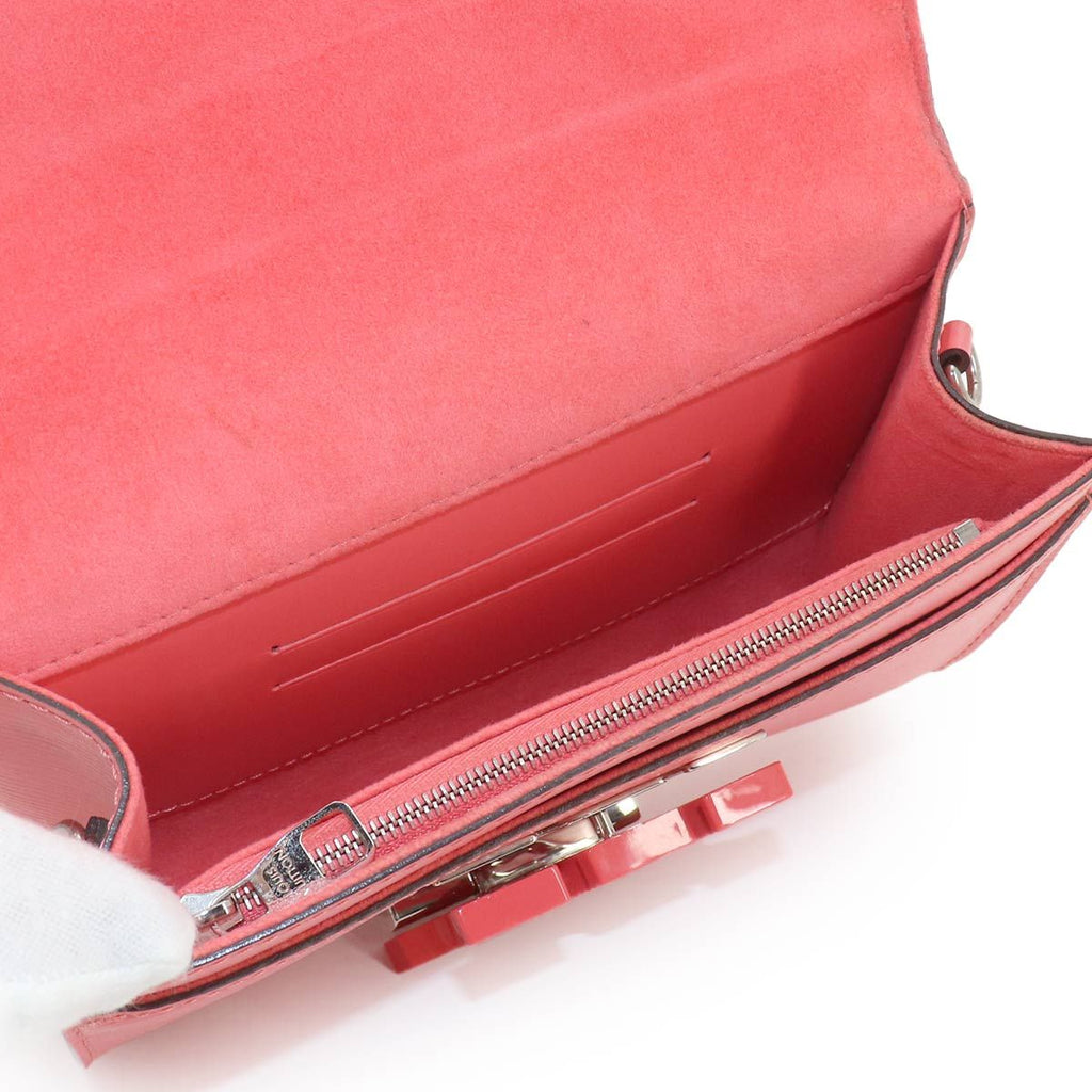 Louis Vuitton Epi Pochette PM 2-Way Shoulder Clutch Leather Corail — view 7