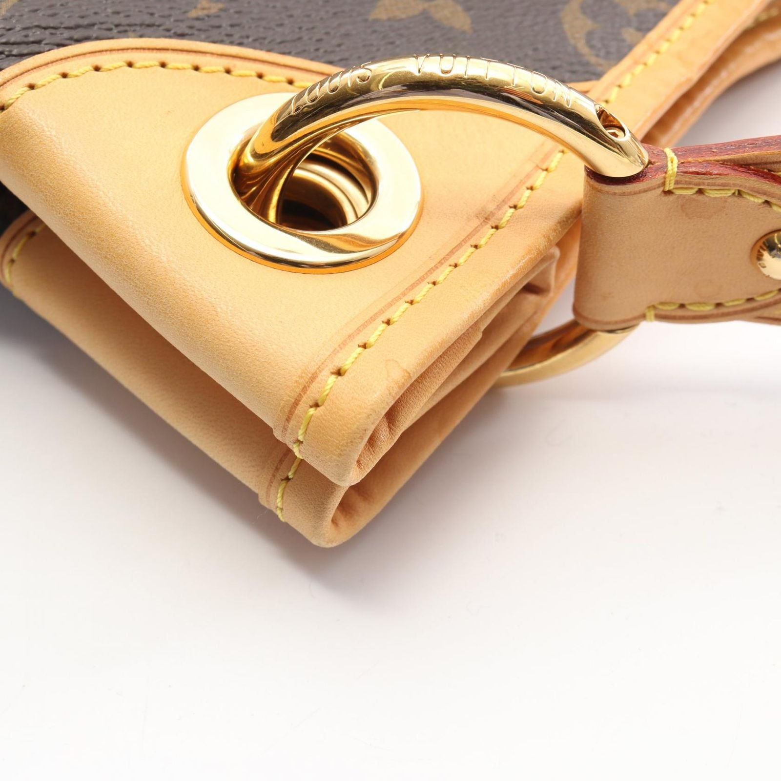 Louis Vuitton Shoulder Bag Galleria PM Canvas Leather — view 9
