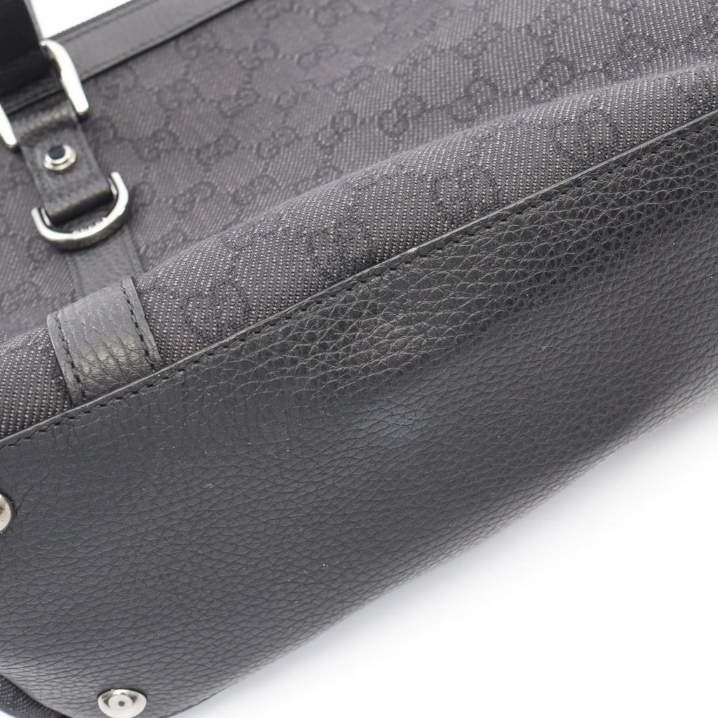 Gucci Tote Abbey GG Canvas Black — view 8