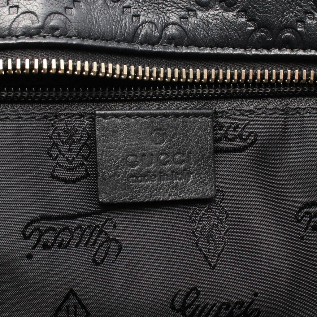 Gucci Tote Guccissima Black Leather — view 4