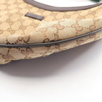 Gucci Shoulder Bag GG Canvas Beige Dark Brown — view 6
