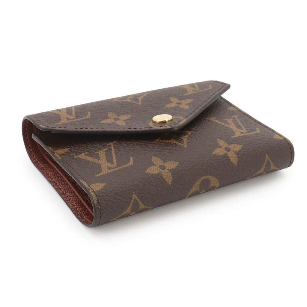 Louis Vuitton Monogram Portefeuille Victorine Trifold Wallet Brown — view 4