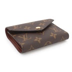 Louis Vuitton Monogram Portefeuille Victorine Trifold Wallet Brown — view 4