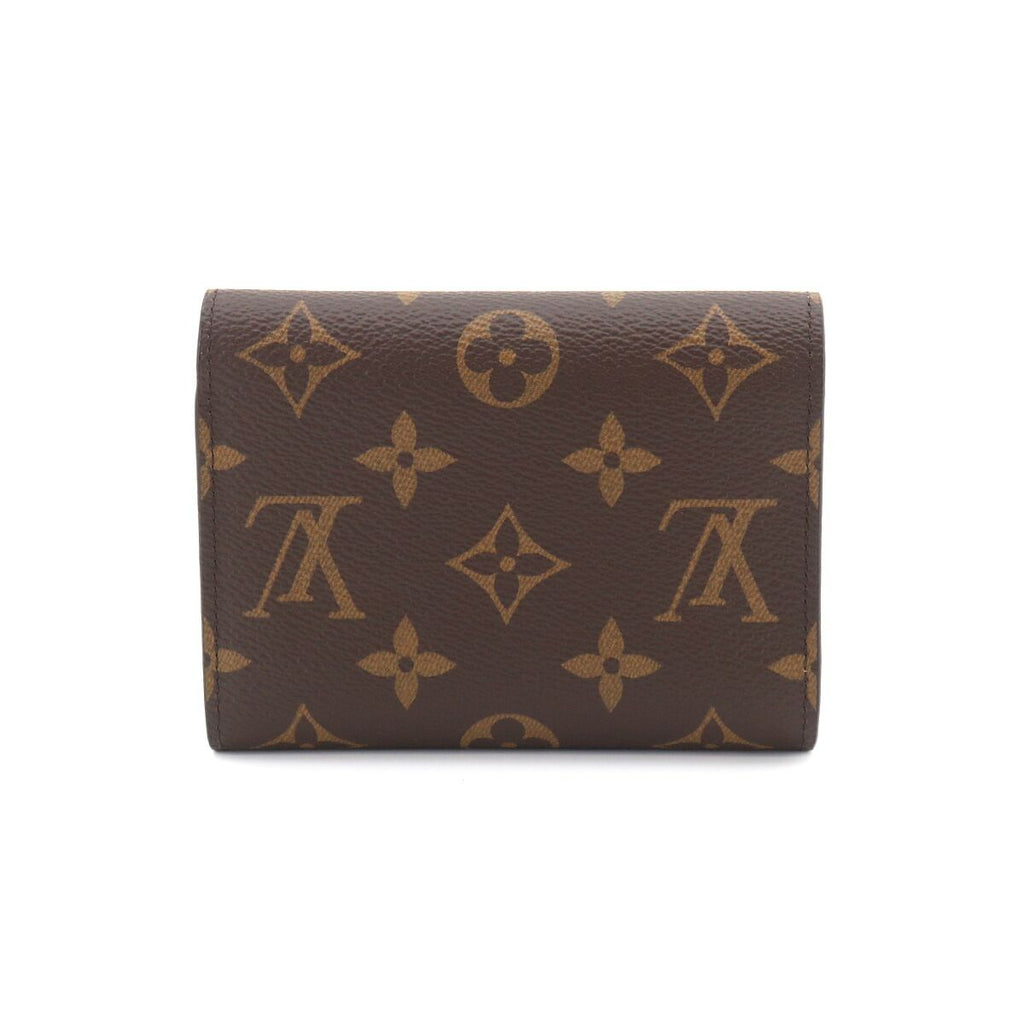 Louis Vuitton Monogram Portefeuille Victorine Trifold Wallet Brown — view 3
