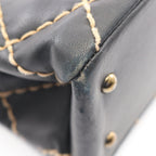 Chanel Shoulder Bag Wild Stitch Black Leather Chain — view 6