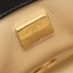 Chanel Shoulder Bag Quilted Mini Flap 2-Way Black Lambskin — view 5
