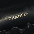 Chanel Handbag CC Logo Black Caviar Leather — view 4
