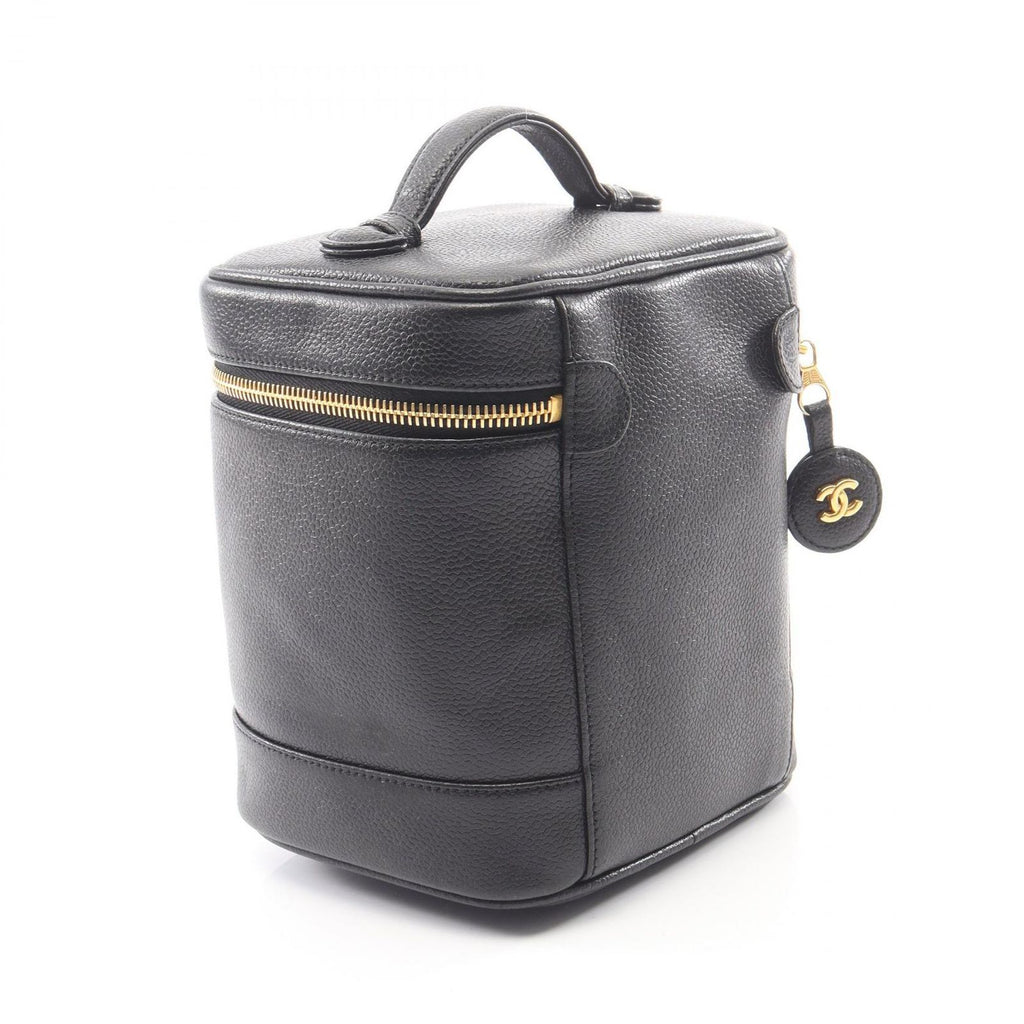 Chanel Handbag CC Logo Black Caviar Leather — view 2