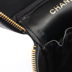 Chanel Handbag CC Logo Black Caviar Leather — view 6