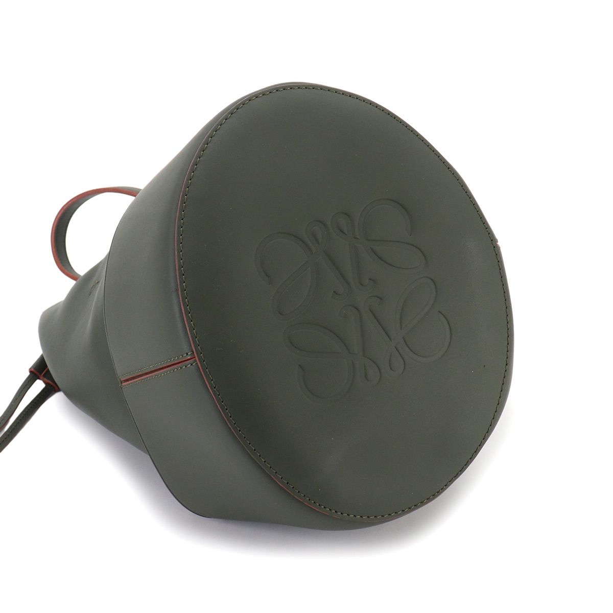 Loewe Balloon Small Shoulder Bag Leather Green Gold — view 4
