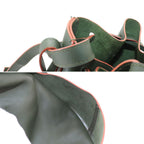 Loewe Balloon Small Shoulder Bag Leather Green Gold — view 9