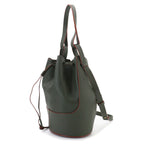 Loewe Balloon Small Shoulder Bag Leather Green Gold — view 3