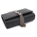 Saint Laurent Kate Small Chain Shoulder Bag Leather Black — view 4