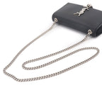Saint Laurent Kate Small Chain Shoulder Bag Leather Black — view 5