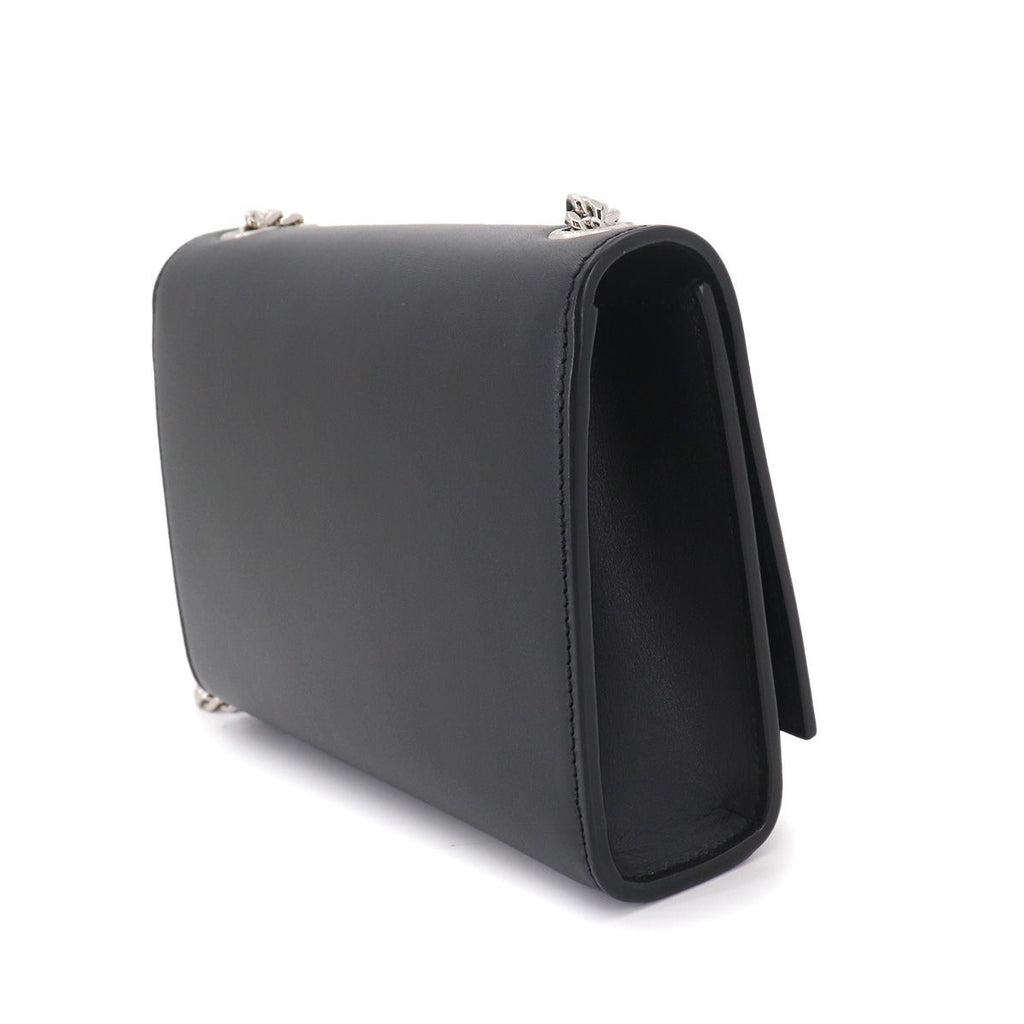 Saint Laurent Kate Small Chain Shoulder Bag Leather Black — view 3