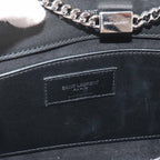 Saint Laurent Kate Small Chain Shoulder Bag Leather Black — view 8