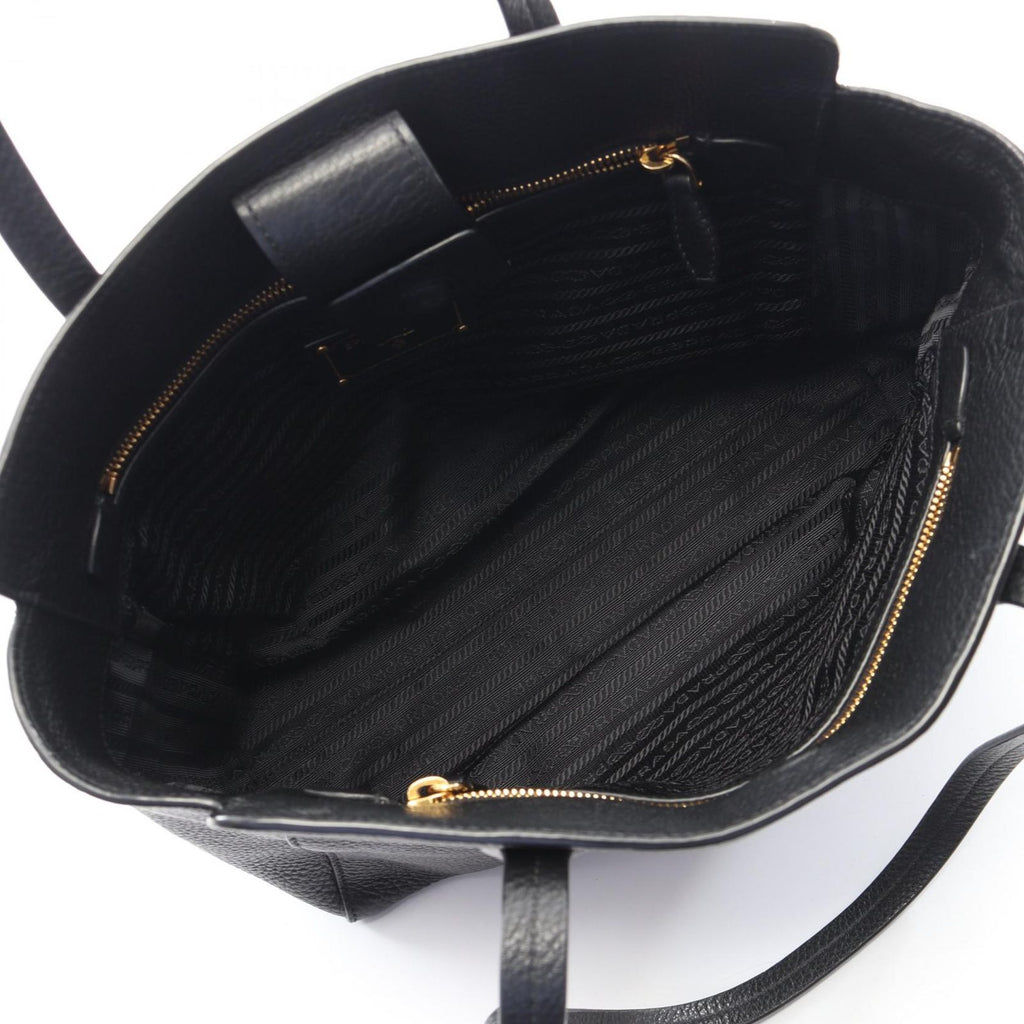 Prada Tote Black Leather — view 3