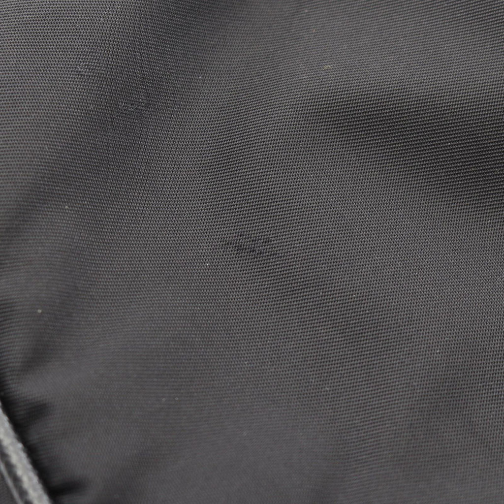 Prada Shoulder Bag Re-Nylon Black Nylon Saffiano Leather Triangle Logo — view 8