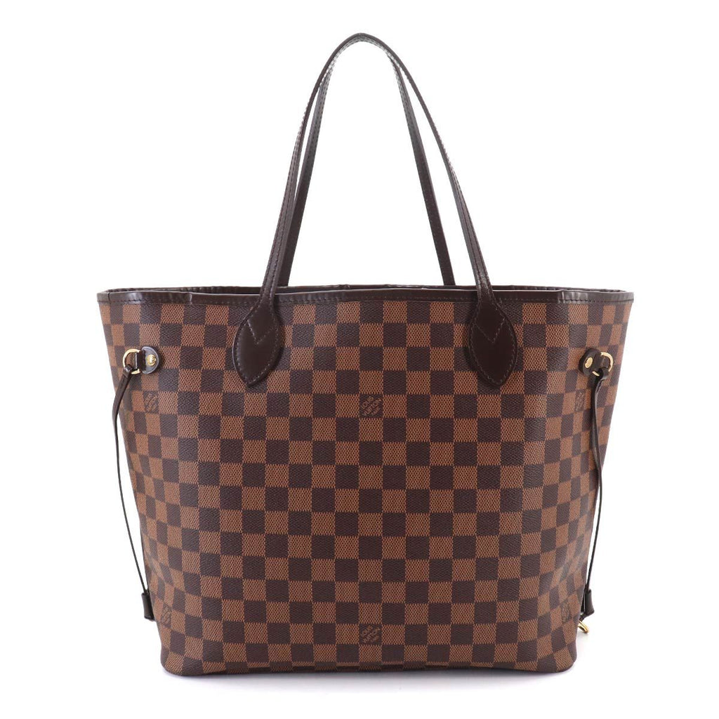 Louis Vuitton Damier Neverfull MM Tote Ebene Cerise Brown — view 2
