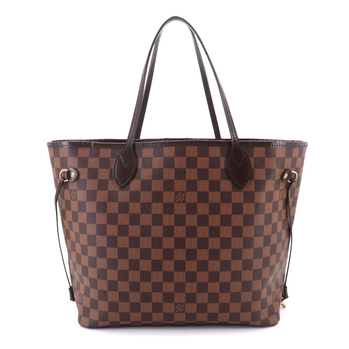 Louis Vuitton Damier Neverfull MM Tote Ebene Cerise Brown — view 2