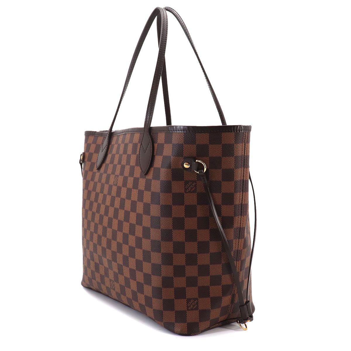 Louis Vuitton Damier Neverfull MM Tote Ebene Cerise Brown — view 3