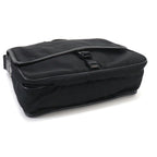 Prada Messenger Shoulder Bag Nylon Saffiano Leather Nero Black — view 5