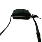 Gucci Soho Interlocking Leather Tassel Mini Shoulder Bag Pochette Black — view 4