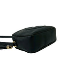 Gucci Soho Interlocking Leather Tassel Mini Shoulder Bag Pochette Black — view 7