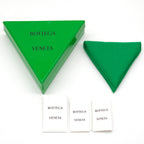 Bottega Veneta Triangle Hoop Earrings Sterling Silver Cubic Zirconia Box — view 9