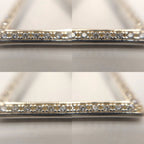 Bottega Veneta Triangle Hoop Earrings Sterling Silver Cubic Zirconia Box — view 7
