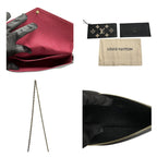 Louis Vuitton Monogram Empreinte Felicie Black Beige Gold Leather Shoulder — view 7