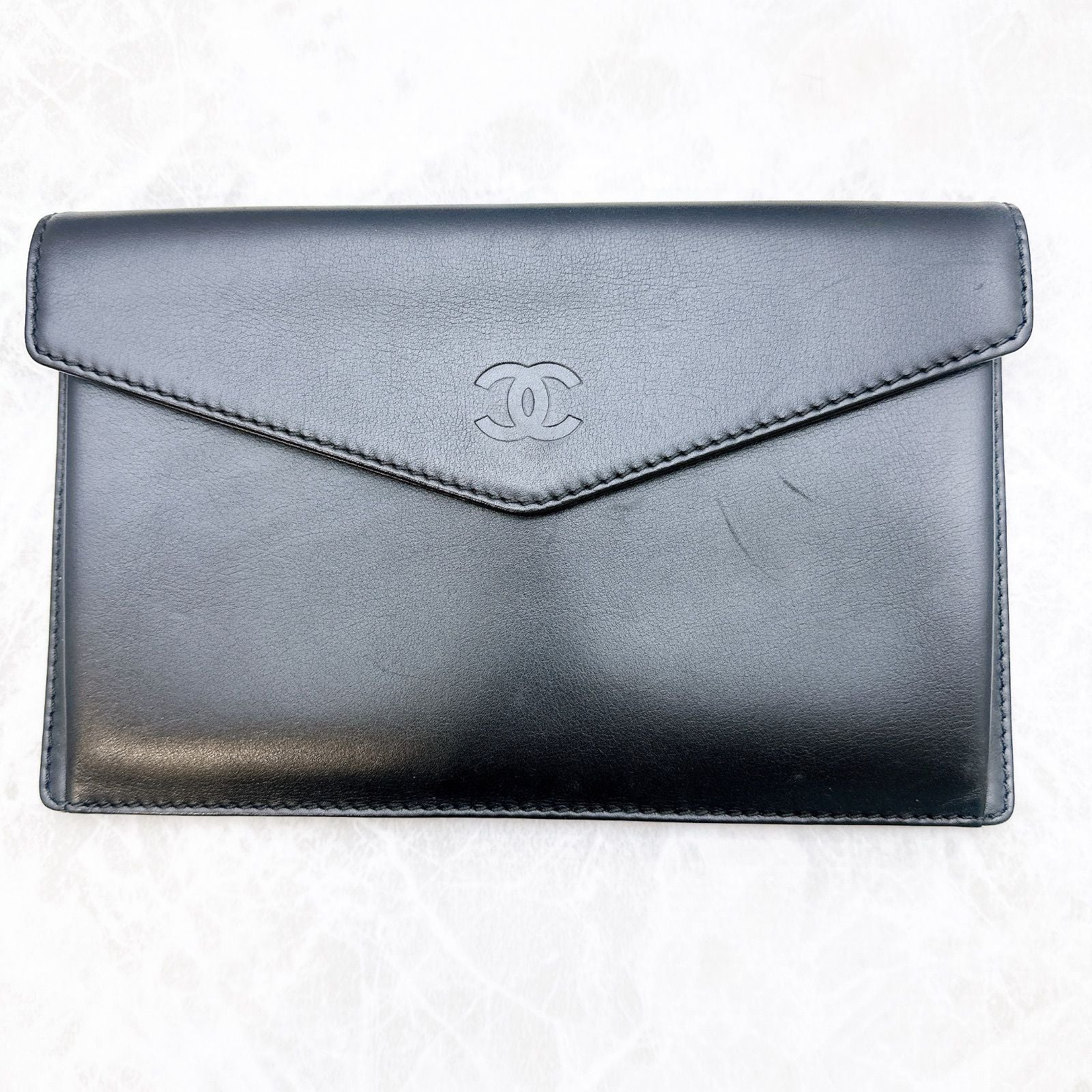 Chanel Wallet Lambskin Black Simple — view 2