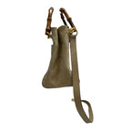 Gucci Vintage Bamboo Beige Gold Leather Shoulder — view 4