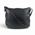 Loewe Heritage Shoulder Bag Cross Black Leather Vintage