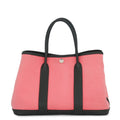Hermes Tote Garden Party TPM Rose Azare Vert Fonce Silver Toile Officier Negonda