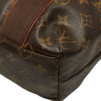 Louis Vuitton Monogram Cabas Beaubourg Tote Bag Brown Leather