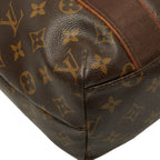 Louis Vuitton Monogram Cabas Beaubourg Tote Bag Brown Leather