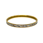 Hermes Bangle Enamel Gold Ivory Multi Bird Jungle Camouflage Bracelet