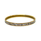 Hermes Bangle Enamel Gold Ivory Multi Bird Jungle Camouflage Bracelet — view 3