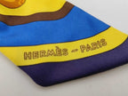 Hermes Ribbon Scarf Twill Multicolor Silk — view 6