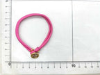 Fendi Bracelet Pink Metal Leather Gold — view 6